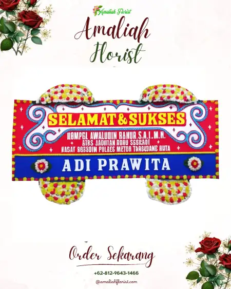 Papan Bunga Ucapan Selamat Gunem